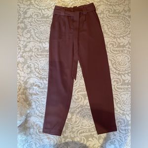 Express High Rise Paperbag Ankle Pants